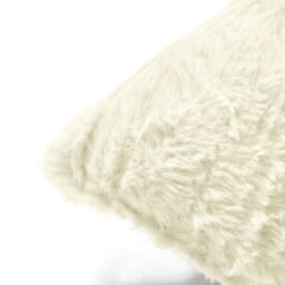 Living And Home Off-White Rabbit Fur Plush Three-Piece Single Bed Bedding Set - thumbnail 6