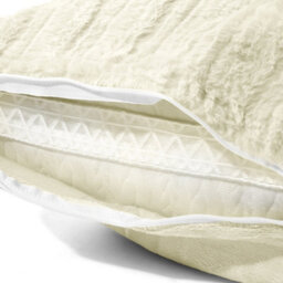 Living And Home Off-White Rabbit Fur Plush Three-Piece Single Bed Bedding Set - thumbnail 7