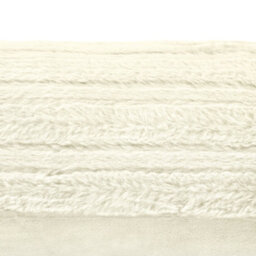 Living And Home Off-White Rabbit Fur Plush Three-Piece Single Bed Bedding Set - thumbnail 5