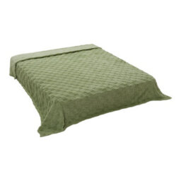 Living And Home Checkered Soft Warm Reversible Checkered Throw Blanket Green 100Cm W X 150Cm D Living Room Bedroom Patio - thumbnail 1
