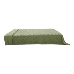 Living And Home Checkered Soft Warm Reversible Checkered Throw Blanket Green 100Cm W X 150Cm D Living Room Bedroom Patio - thumbnail 3