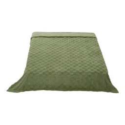 Living And Home Checkered Soft Warm Reversible Checkered Throw Blanket Green 100Cm W X 150Cm D Living Room Bedroom Patio - thumbnail 2