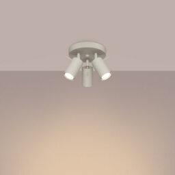 Luminosa Lighting Luminosa Ring Modern Ceiling Spotlight Cluster 3 Light Beige - thumbnail 3