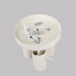 Luminosa Lighting Luminosa Ring Modern Ceiling Spotlight Cluster 3 Light Beige - thumbnail 4