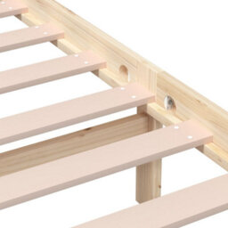 Berkfield Bed Frame Solid Wood Pine 120X200 Cm - thumbnail 7