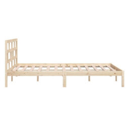 Berkfield Bed Frame Solid Wood Pine 120X200 Cm - thumbnail 5