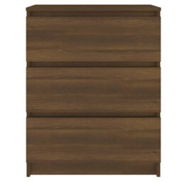 Berkfield Sideboard Brown Oak 60X35X76 Cm Engineered Wood - thumbnail 3