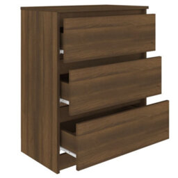 Berkfield Sideboard Brown Oak 60X35X76 Cm Engineered Wood - thumbnail 5