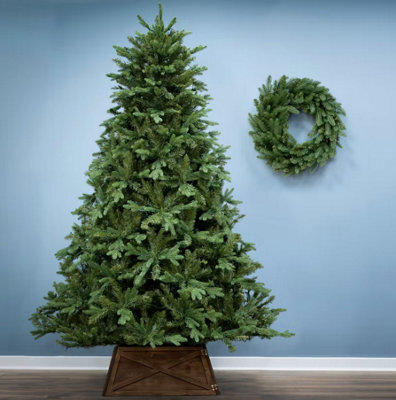 Christmas Tree World The 7Ft Woodland Pine Tree With Hinged Branches - image 1