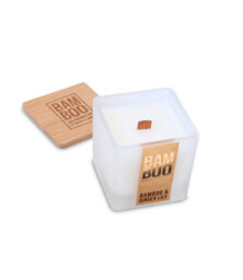 Heart and Home Bamboo & Ginger Lily Small Soy Candle  - 20 Hours Burn - Crackling Wick - thumbnail 3
