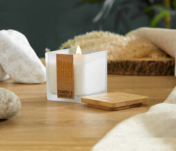 Heart and Home Bamboo & Ginger Lily Small Soy Candle  - 20 Hours Burn - Crackling Wick - thumbnail 2