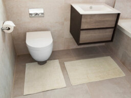Rapport Home Chatsworth Pure Cotton Mats Cream