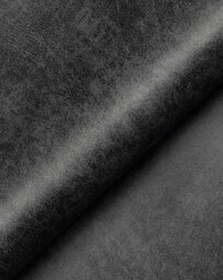 Oakland Suede Leather 2 Seater Sofa Black - thumbnail 3
