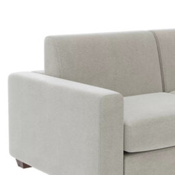 Lucas Beige Fabric Sofa Bed 3 Seater To Double Bed Plush Chenille Memory Foam Mattress Storage Solid Wood Frame Uk Made - thumbnail 6