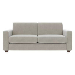 Lucas Beige Fabric Sofa Bed 3 Seater To Double Bed Plush Chenille Memory Foam Mattress Storage Solid Wood Frame Uk Made - thumbnail 5