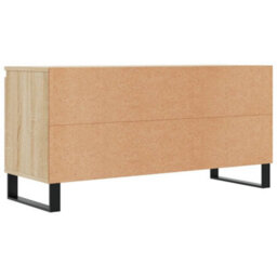 Berkfield Sturdy Tv Cabinet Sonoma Oak 104X35X50 Cm Engineered Wood - thumbnail 8