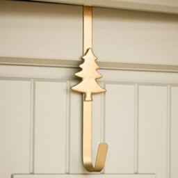 Dibor 35Cm Moonlight Front Door Christmas Wreath With Tree Wreath Hanger - thumbnail 5