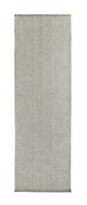 Natural Geometric Wool Rug, Handmade Modern Rug, Easy To Clean Rug For Bedroom, Livingroom, & Diningroom-160Cm X 230Cm - image 1