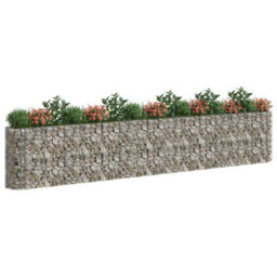 Berkfield Gabion Raised Bed Galvanised Iron 540X50X100 Cm - thumbnail 3