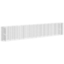 Berkfield Gabion Raised Bed Galvanised Iron 540X50X100 Cm - thumbnail 2