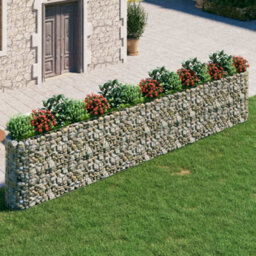 Berkfield Gabion Raised Bed Galvanised Iron 540X50X100 Cm - thumbnail 1