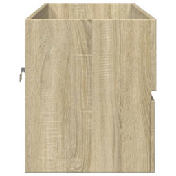 Berkfield Bathroom Sink Cabinet Sonoma Oak 100X38.5X45 Cm Engineered Wood - thumbnail 5