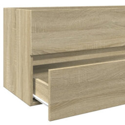 Berkfield Bathroom Sink Cabinet Sonoma Oak 100X38.5X45 Cm Engineered Wood - thumbnail 8