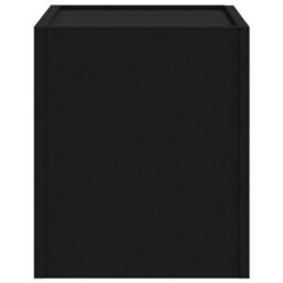 Berkfield Wall-Mounted Bedside Cabinet Black 45X30X35 Cm - thumbnail 5