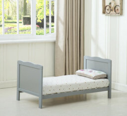 Mcc Direct Orlando Wooden Baby Cot Bed Grey With Top Changer - thumbnail 3