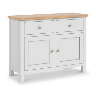Farro Xl Grey 2 Door Sideboard Cabinet Fully Assembled - By Roseland Furniture - image 1