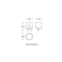 Cosmic Soap Dispenser 400Ml Capacity, Chrome, Wall-Mounted, Anti-Corrosion, Architect S+ Collection - thumbnail 4
