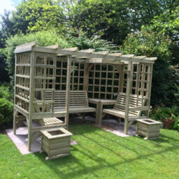 Churnet Valley Garden Furniture Ltd Churnet Valley Garden Furniture Riviera Arbour - thumbnail 5