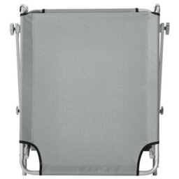 Beliani Sun Lounger Foligno Reclining Metal Grey - thumbnail 8