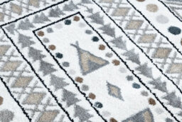 RugsX Carpet Fun Teepee For Children, Indian, Frame Cream 80X150 Cm - thumbnail 5