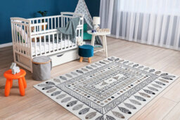 RugsX Carpet Fun Teepee For Children, Indian, Frame Cream 80X150 Cm - thumbnail 4