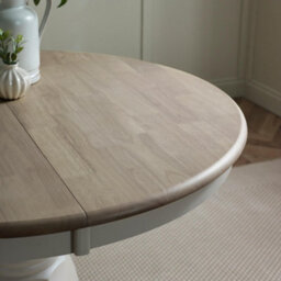 Furniturebox Uk Padstow Grey Wooden Extending Dining Table & 6 Millford Chairs - thumbnail 5