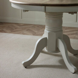 Furniturebox Uk Padstow Grey Wooden Extending Dining Table & 6 Millford Chairs - thumbnail 6