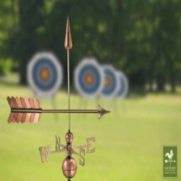 Good Directions Arrow Farmhouse Copper Weathervane - thumbnail 4