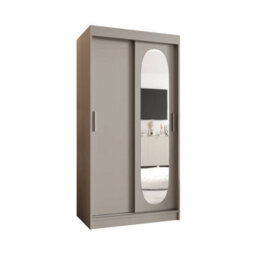 Arte Cashmere Royal Sliding Door Wardrobe 1000mm X 2000mm X 620mm - An Elegant Storage Sanctuary - thumbnail 1