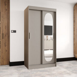 Arte Cashmere Royal Sliding Door Wardrobe 1000mm X 2000mm X 620mm - An Elegant Storage Sanctuary - thumbnail 2