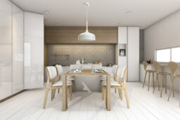 Milagro Taylor Hand Made Pendant Lamp In Black With Natural Wood Detail Scandi Style - thumbnail 8
