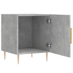 Berkfield Bedside Cabinets 2 Pcs Concrete Grey 40X40X50 Cm Engineered Wood - thumbnail 8