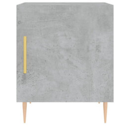 Berkfield Bedside Cabinets 2 Pcs Concrete Grey 40X40X50 Cm Engineered Wood - thumbnail 6