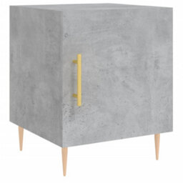 Berkfield Bedside Cabinets 2 Pcs Concrete Grey 40X40X50 Cm Engineered Wood - thumbnail 5