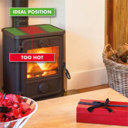 St Helens Home & Garden Prem-I-Air Heat Powered Stove Fan With 3 Blades - thumbnail 4