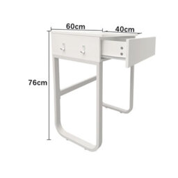 Hygrad Built to Survive Small Desk With Drawers Kids Computer Desk For Bedroom Office Simple Study Table - thumbnail 6