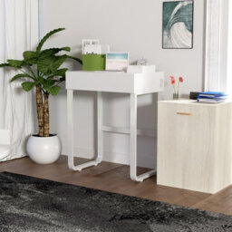 Hygrad Built to Survive Small Desk With Drawers Kids Computer Desk For Bedroom Office Simple Study Table - thumbnail 2