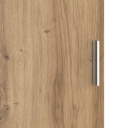Berkfield Desk With Storage Artisan Oak Engineered Wood - thumbnail 9