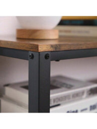 LEDREM Telephone Table, Tall Side Table, End Table With 2 Mesh Shelves, For Living Room, Bedroom, Home Office - thumbnail 5