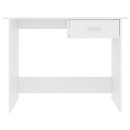 Vidaxl Desk White 100X50X76 Cm Engineered Wood Desks - thumbnail 4